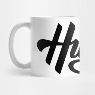 Hustle Typography Mug